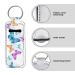 Bulopur White Blue Butterflies Lipstick Balm Holder Keychain - Neoprene Chapstick Holder - Buy Online on GoSupps.com