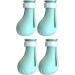 4 Pieces Silicone Anti-Scratch Cat Shoes | Anti-Off Nail Gloves & Cat Boots - Green Claw Covers - Buy Online on GoSupps.com
