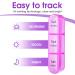 Zoolion Weekly Pill Box 7 Day, 3 Times a Day Portable Travel Organizer - Purple - Buy Online on GoSupps.com