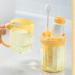 Travel Toothpaste Case & Toothbrush Holder - Portable Wear-Proof Anti-Impact - Perfect for Couples & Students (Yellow - Buy Online on GoSupps.com
