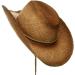 MG Outback Tea Stained Raffia Straw Hat - Natural Tea | One Size - Buy Online on GoSupps.com