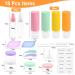 GCStnn 18-Piece Silicone Travel Bottles Set - 90ml BPA-Free Leak-Proof TSA Approved Containers for Shampoo Conditioner & Lotion - Perfect for International Travel - Buy Online on GoSupps.com