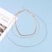 Punk Layered Chain Necklace | Gold Flat Snake Choker | Vintage Herringbone & Chunky Jewelry for Women & Girls - Buy Online on GoSupps.com