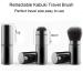 Falliny Kabuki Makeup Brush Set - Insultable Portable Powder Brushes with Covers for Blush Bronzer & Cosmetics - 2 Pieces Black & Pink - Buy Online on GoSupps.com