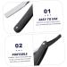 Minkissy 2-Pack Men's Manual Razor Set - Safe Head Shaving Barbers Razor - International Shipping Available - Buy Online on GoSupps.com