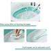 Sitz Bath for Hemorrhoids & Postpartum Treatment - Foldable Perineal Soaking Seat in Green - Buy Online on GoSupps.com