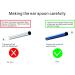 MASO USB Ear Endoscope 3-in-1 Digital Otoscope Camera for Earwax Removal - HD Visual Ear Inspection Tool with 6 LED Lights - Compatible with Android and PC (Black) - Buy Online on GoSupps.com