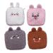 Exceart storage bag Sanitary napkin bag 4PCs plush sanitary napkin storage bags portable menstruation pad bag zippering money exchange