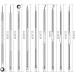 Acne Needle Blackhead Remover Needle Tools Set Blackhead Tweezer Pimple Extractor Stainless Steel Blackspot Removal Skin Care Tool (Color : 9pcs Leather Bag) - Buy Online on GoSupps.com