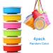 4 Pack Silicone Collapsible Travel Cup Set with Lid - Reusable Mug for Camping, Hiking & Travel - Buy Online on GoSupps.com
