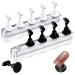 Magnetic Nail Tip Holder Acrylic Nail Display Stand Training Fingernail Display Stand Nail Tip Practice Stand Fingernails Display Stand Set of 2 Acrylic Nails Art Practice Stand