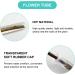 LznYi 100 Pack 2.83 Floral Water Tubes - Clear Plastic Tubes for Milkweed and Flower Arrangements - 100pcs White - Buy Online on GoSupps.com