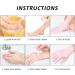 1 Pair of Foot Covers and 1 Pair of Gloves Silicone Socks for Women Moisturizing Socks Silicone Socks for Foot Spa Pedicure Exfoliating Socks Gel Socks for Cracked Heels - Buy Online on GoSupps.com