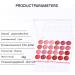 Lip Gloss Palette Lipstick Palette Matte Lip Color Long Lasting Lip Gloss for Outdoor Travel 24 Color Portable Moisturizing Lipstick Sheet - Buy Online on GoSupps.com