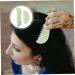 Hapinary Jade Scalp Massage Combs - 2 Piece Set for Scalp Relaxation & Wellness | Portable Head Massage Tools - Buy Online on GoSupps.com