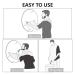 Kingsmile Beard Hair Catcher Beard Bib Apron for Men with 2 Suction Cups - Waterproof Black - Buy Online on GoSupps.com