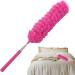 Extendable Duster | Cobweb Duster with Telescoping Pole Flexible Spider Web Brush Reusable Fiber Duster Ergonomic Cleaning Tool for Furniture Car Cobweb Hot Pink - Buy Online on GoSupps.com