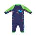 Konfidence Splashy Swimsuit-Eco-Friendly Baby Swimming Costume 0-24 Months Made with Recycled Plastic-Super Soft & Warm Fleece Lined Baby Wetsuit with 50+ UV Protection - Fergal 6-9 Months 6-9 Months Fergal