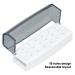 Dental Bur Box Holder - 18 Hole Organizer for Dental Disinfection & Cleaning | White Case for Dental Laboratories - Buy Online on GoSupps.com