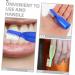 Healeved Mini Finger Toothbrush - 60 STK Travel Toothbrush Set | Safe & Portable Mouth Cleaning Brush in 3 Colors - Buy Online on GoSupps.com