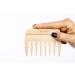 Remos Wooden Comb - 9cm Beech Wood Handcrafted Comb with Handle Notch | International Shipping Available - Buy Online on GoSupps.com