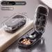 Pill Cutter Splitter - Adjustable & Accurate for Small & Large Pills | Multi-Pill Cutter Box (1/4 Black) - International Shipping - Buy Online on GoSupps.com