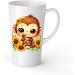 White Ceramic Baby Monkey Mug - Large 483 ml Perfect for Hot Chocolate or Milk Fun and Easy to Use - Buy Online on GoSupps.com