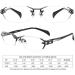 Fashion Rimless Reading Glasses for Men - Blue Light Filter Computer Glasses with Titanium Frame (2.75x) - Buy Online on GoSupps.com