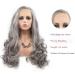 Karissa Hair Silver-Gray Lace Front Wig | Synthetic Long Waves | Glueless Free Parting | Natural-Looking Heat-Resistant Fiber for Women - Buy Online on GoSupps.com