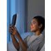 MirrorNova Square Hand Mirror with 3 Adjustable Lights, Makeup Mirror with Handle - Black, 6.2 x 11 x 0.5 inch - Buy Online on GoSupps.com