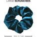 2 PCS Premium Large Velvet Hair Scrunchies in Teal Blue - Hair Ties Bands for Women, Girls, Kids - Updo Ponytail Bobble Scrunchy Holder - Buy Online on GoSupps.com