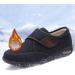 NVBHOF Men's Adjustable Diabetic Shoes - Autumn/Winter Fleece Extra Wide Orthopedic Footwear for Edema, Arthritis, Fasciitis - Grey, Size 10 - Buy Online on GoSupps.com