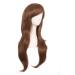 MapofBeauty 28 Long Curly Costume Cosplay Wig (Light Brown) - 70cm Length - Buy Online on GoSupps.com