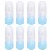 Lens Container Transparent Design Wear Resistant Lens Case Portable ABS Material 12PCS for Daily Use for