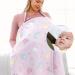 Breastfeeding Cover Nursing Cover Soft Boned Breast Feeding Cover Nursing Cover Breastfeeding Nursing Covers Breast Feeding Cover Up Muslin Nursing Scarf for Full Coverage Privacy Breastfeeding (#03)