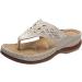 NLOMOCT Women's Bohemian Low Wedge Sandals - Beige, Size 8 - Buy Online on GoSupps.com