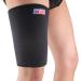 ShuoXin Sports Badminton Elastic Stretchy Thigh Brace Support Wrap Band - Black