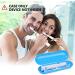 Travel Protective Cover for Electric Toothbrush & Replacement Heads | Uraqt Reis-Etui Bag Compatible with Oral B & Philips - 3 Smooth Blue Pieces - Buy Online on GoSupps.com
