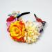Mexican Rose Flower Crown Headband Halloween Party Flower Hairbands Costume Headpiece Headwear Floral Headgear for Halloween - Buy Online on GoSupps.com