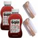 SPARKLEN. GOJO Cherry Gel Pumice Hand Cleaner Heavy Duty Cleaner Cherry Scented Scrub  2 Bottles 10 OZ each  Total of 20 Oz.  with 2 compatible Wooden Nail Brushes