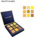 Beauty Glazed 9 Colors Shine Diamond Eyeshadow Palette - Waterproof Shimmer & Glitter Make-up #09 Lemon | Professional Nude Pigments for Flawless Looks - Buy Online on GoSupps.com