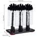 3 Brushes Bar Glass Washer Bar Glass Cups Washer for Sink 3 Way Glass Washing Brushes with Suction Cup Base - Buy Online on GoSupps.com