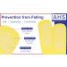 American Hospital Supply Grippy Socks in Yellow - Pack of 6 Pairs - Buy Online on GoSupps.com