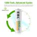 EBL Rechargeable AA Batteries 1.2V 2800mAh Precharged Ni-MH Pack of 8 for Long-lasting Power | International Shipping Available - Buy Online on GoSupps.com