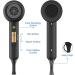 Slopehill Ion Hair Dryer 1800W - Quick Drying AC Motor 3 Concentrators & Diffuser Hot/Cold Button 3 Heat Settings 2-Speed - Black Gold - Buy Online on GoSupps.com
