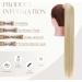 S-noilite 26 Straight Ash Blonde Mix Bleach Blonde Wrap Around Ponytail Clip-In Extension - Buy Online on GoSupps.com