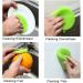 KAMNIK Multi-Purpose Dishwashing Silicone Cleaning Mat Kitchen Household Pot Washing Cleaning Brush Fruit Washing Silicone Scouring Pad (B-2pc) - Buy Online on GoSupps.com
