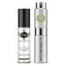 CA Perfume Duo Impression of Bleu Cedar Cypress For Women & Men Sprayer + Body Oil Roll-On Bottles 0.27 Fl Oz+0.33 Fl Oz