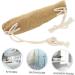 Loofah Bath Towel Scrubber | Exfoliating Bath Sponge & Back Scrubber Strap - Beige - Perfect for Travel & Shower - Buy Online on GoSupps.com