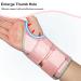 Shop Nucamper Breathable Wrist Wear - Adjustable Metal-Style Stabilizer Bandage for Men & Women | Arthritis Tendinitis Sprain Relief | Pink & Gray L/XL (2-Piece Set) - Buy Online on GoSupps.com